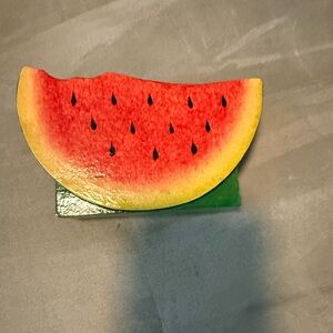 Watermelon wood napkin holder Decorative Piece